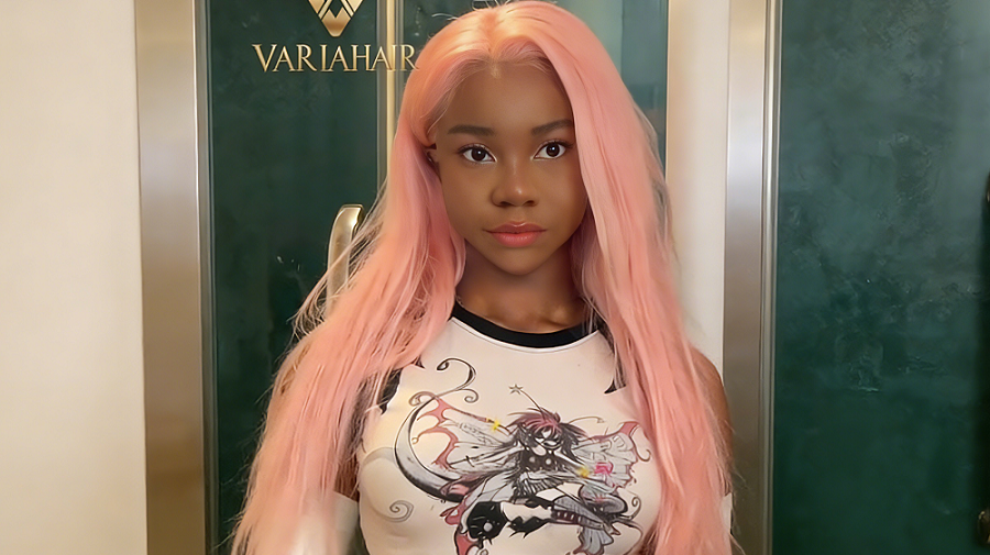 Varia Hair Baby Pink Silky Straight Lace Wig: Part Anywhere, Style Everywhere