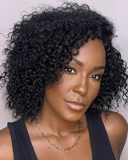 Chic Crop 3 IN 1 Half Wig Human Hair For Any Occasion