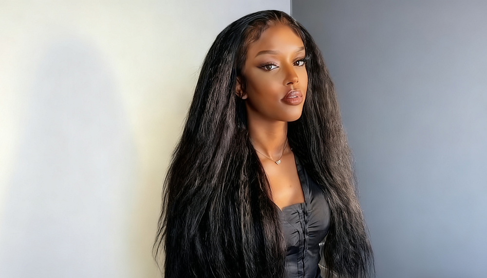 Beginner Friendly 13x4 Lace Frontal Wig: Your Perfect Blow Out Kinky Straight Companion by VariaHair