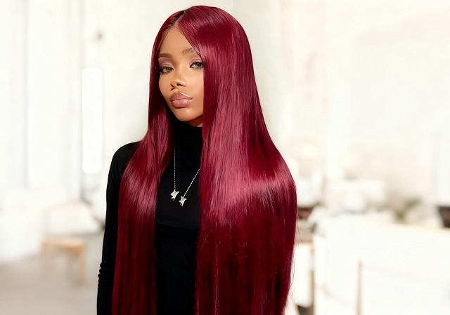 Variahair 99J Virgin Human Hair: The Ultimate "Wear & Go" Silky Straight Lace Front Wig