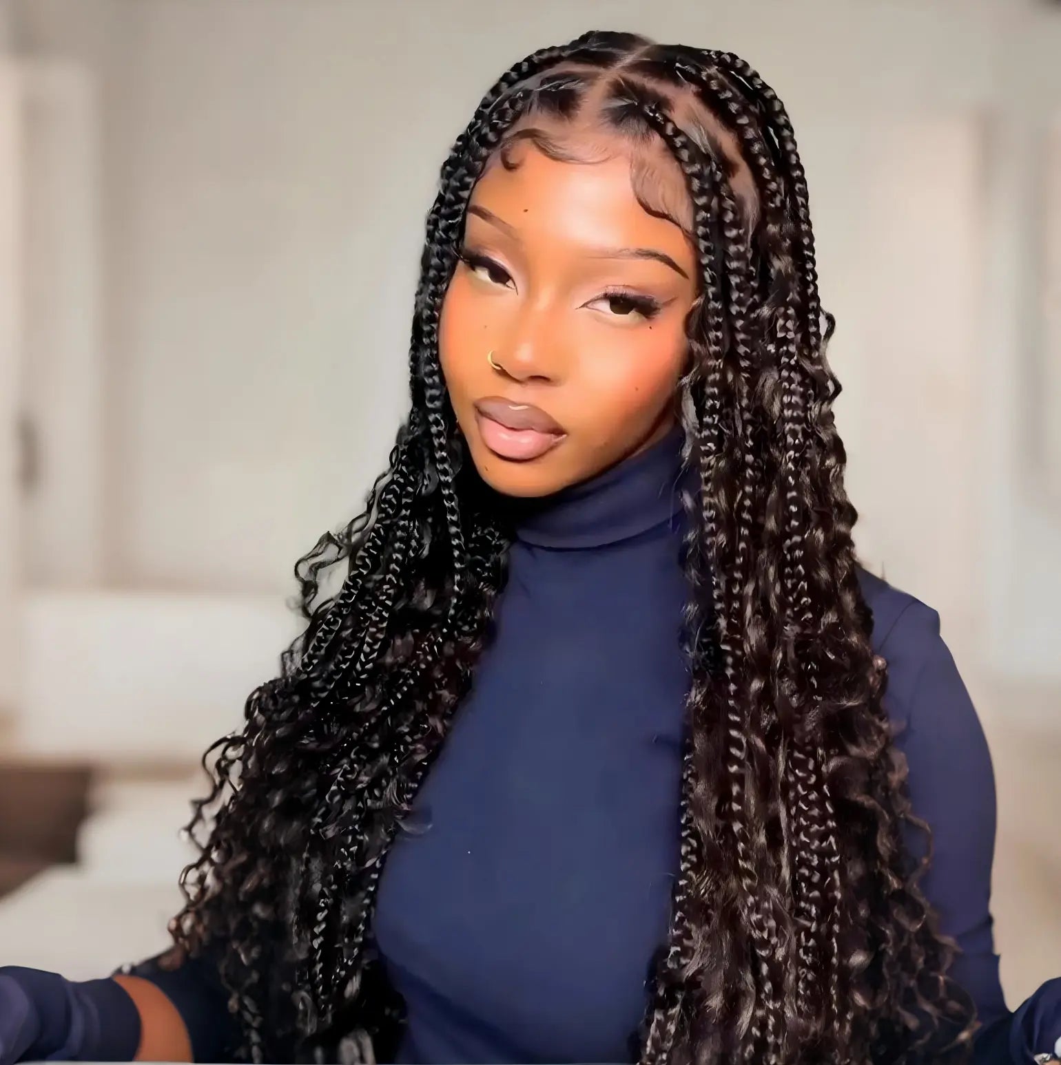 PreviousNext
20% off


opular Effortless Knotless Boho Braided Full Lace Wigs Lightweight Natural Look Pre-Styled Protective Glueless Wig for Black Women Daily Wear & Vacation Ready